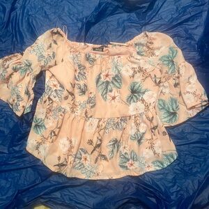 A.N.A shirt Xs floral light pink